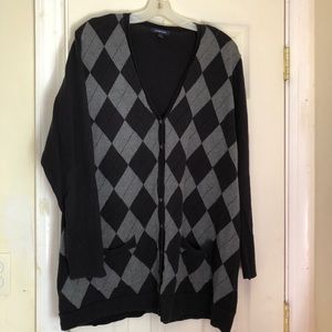 Lands End Argyle sweater